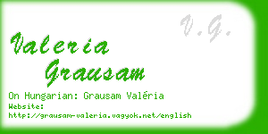 valeria grausam business card